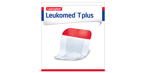 Foto kemasan Leukomed T plus dari Leukoplast tampak depan